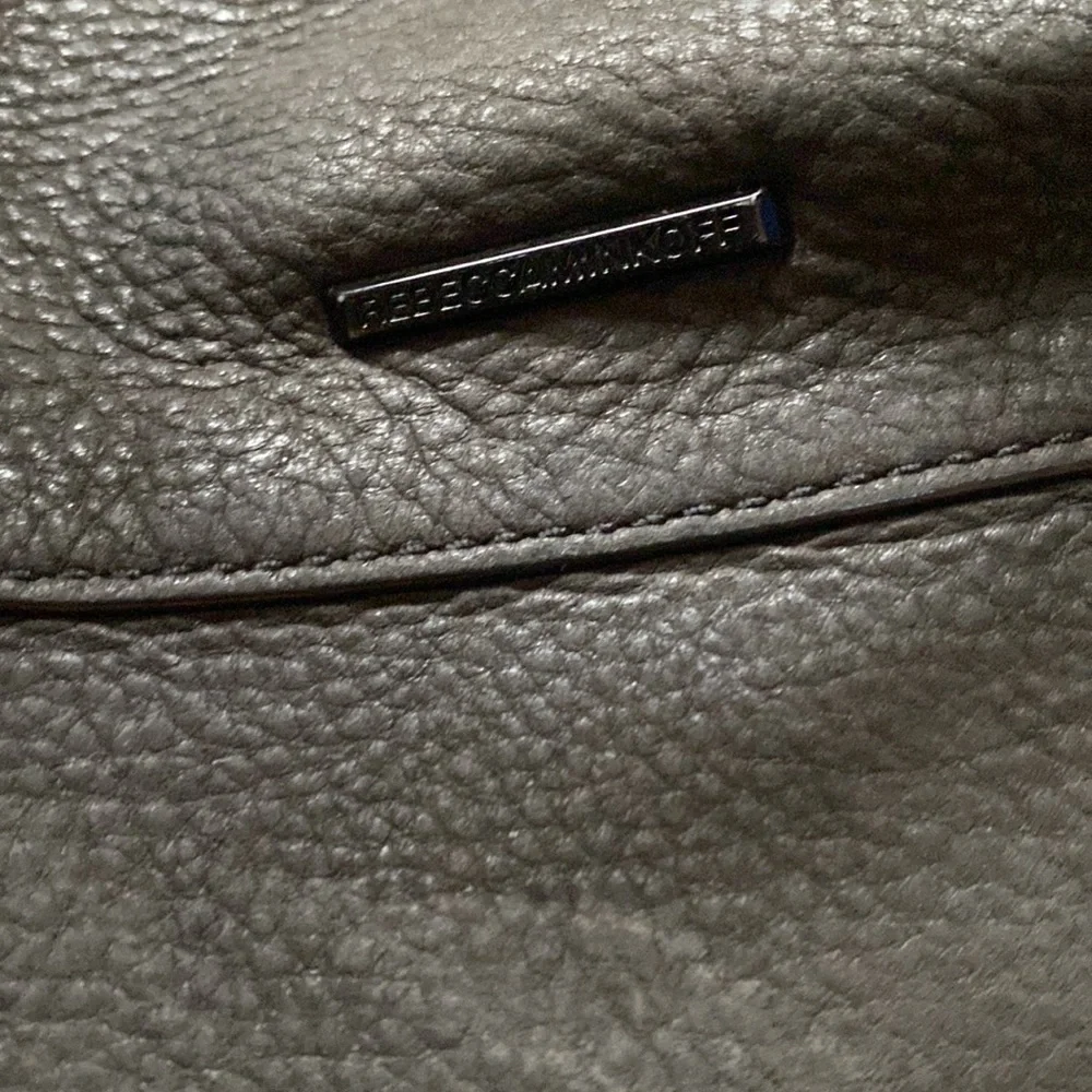 Rebecca Minkoff Regan Bag Black Nubuck Crossbody Satchel - Picture 4 of 11